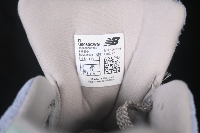 New Balance 9060 Retro Running Shoes with ABZORB Cushioning - U9060CWG