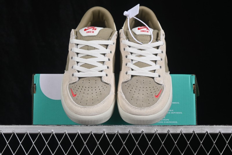 Nike SB Force 58 Retro Skateboarding Shoes with Durable Suede Overlays - DV5477-106