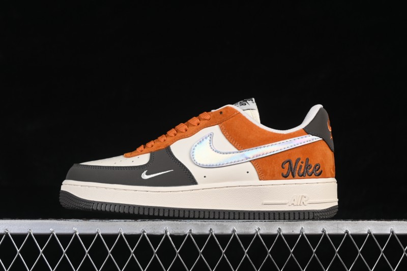 Nike Air Force 1 '07 Low Casual Sneakers with Laser Accents and Cushioned Sole - NH0601-530