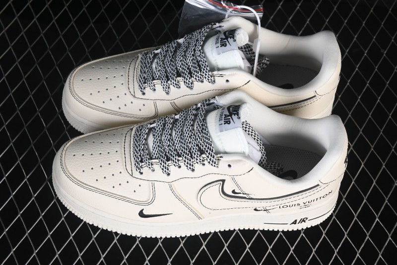 Nike Air Force 1 '07 Low Casual Sneakers in Cream White - LD1999-021