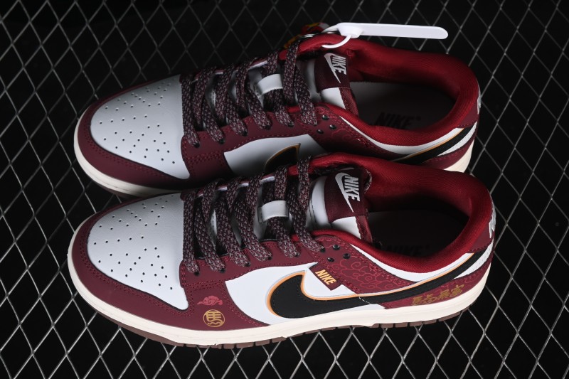Nike SB Dunk Low Year of the Horse Limited Edition Custom Skateboarding Shoes - QW5288-108
