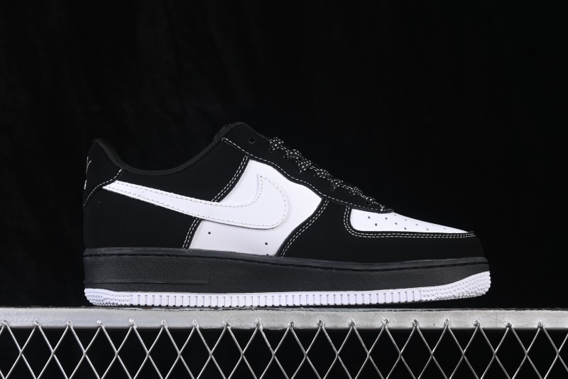 Nike Air Force 1 '07 Low Basketball Shoes with Clean Contrast Design and Full-Length Air Cushioning - KJ1688-027