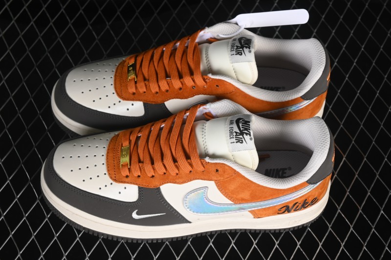 Nike Air Force 1 '07 Low Casual Sneakers with Laser Accents and Cushioned Sole - NH0601-530