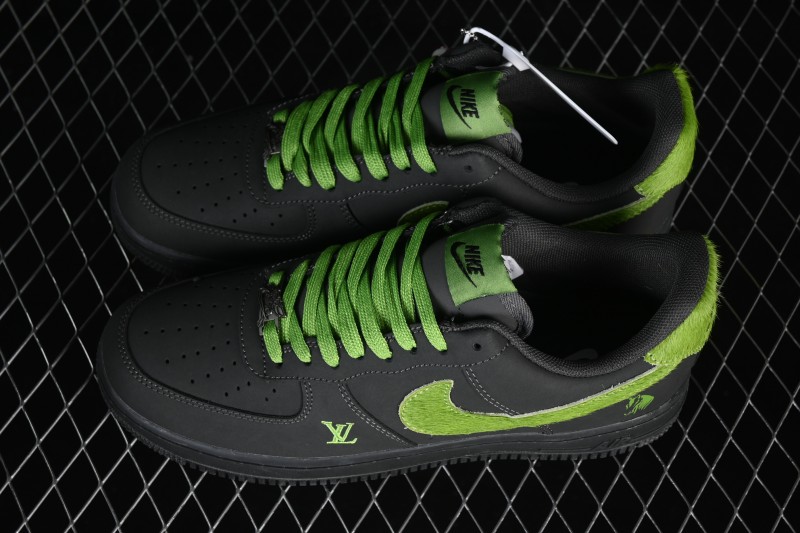 Nike Air Force 1 '07 Low Year of Horse Collaboration Basketball Shoes with Embossed Swoosh - XY9025-001