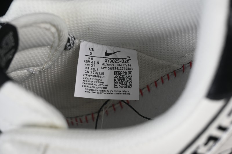 Nike Air Force 1 '07 Low Fendi-Inspired Cream Marble Casual Sneakers - XY9025-020