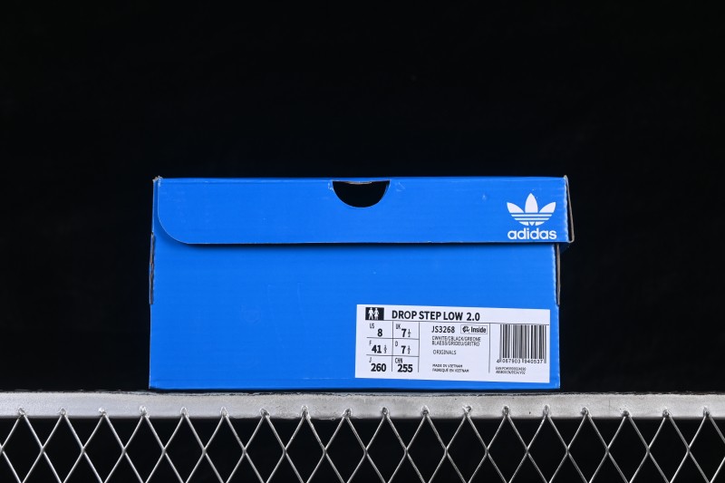 Adidas Originals Drop Step Low 2.0 Basketball-Inspired Campus Casual Skateboarding Shoes - JS3268