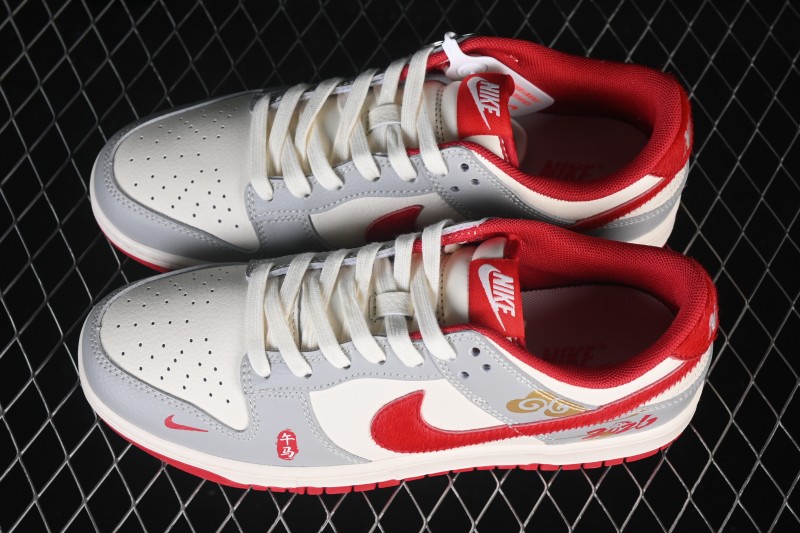 Nike SB Dunk Low Year of the Horse Premium Custom Low-Top Casual Skateboarding Shoes - MZ9588-852