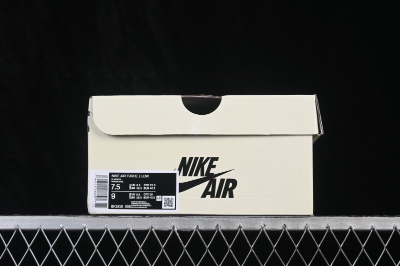Nike Air Force 1 07 Low Collaboration Skateboarding Shoes with Full-Length Air Cushion - BK1916-006