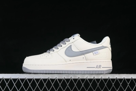 Nike Air Force 1 '07 Low Lifestyle Sneakers with Classic Leather Upper and Cushioned Midsole - SM6668-121