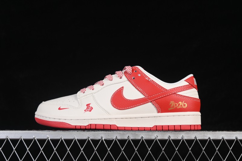 Nike SB Dunk Low Year of the Horse Premium Custom Low-Top Skateboarding Shoes - MZ9588-857