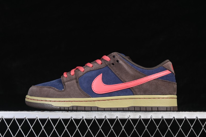 Nike SB Dunk Low Retro Skateboarding Shoes Baroque Brown Adobe - HQ1625-200