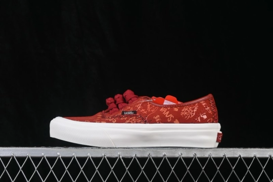 Vans Authentic Year of the Horse Low-Top Casual Skateboarding Shoes with Vulcanized Construction - VN000Z3UHRU