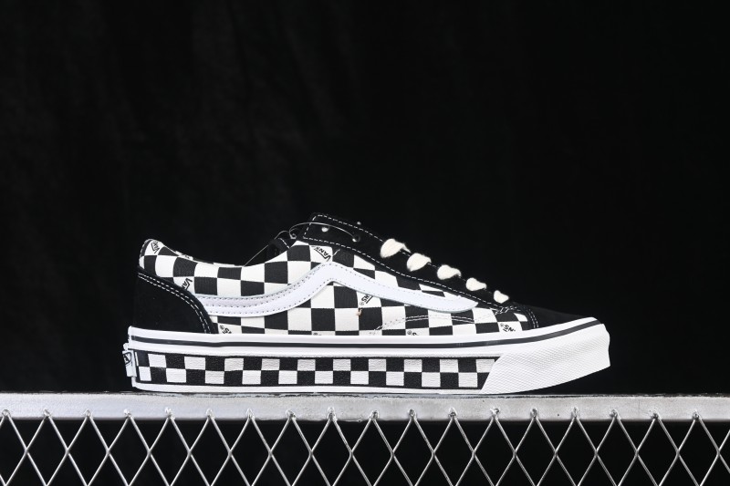 Vans Style 36 Checkerboard Skateboarding Shoes with Anti-Slip Vulcanized Sole - VN0A3DZ3C2Y