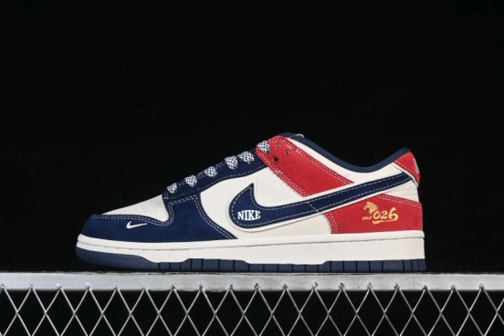 Nike SB Dunk Low Year of the Horse Limited Edition Custom Low-Top Skateboarding Shoes - DN3168-028