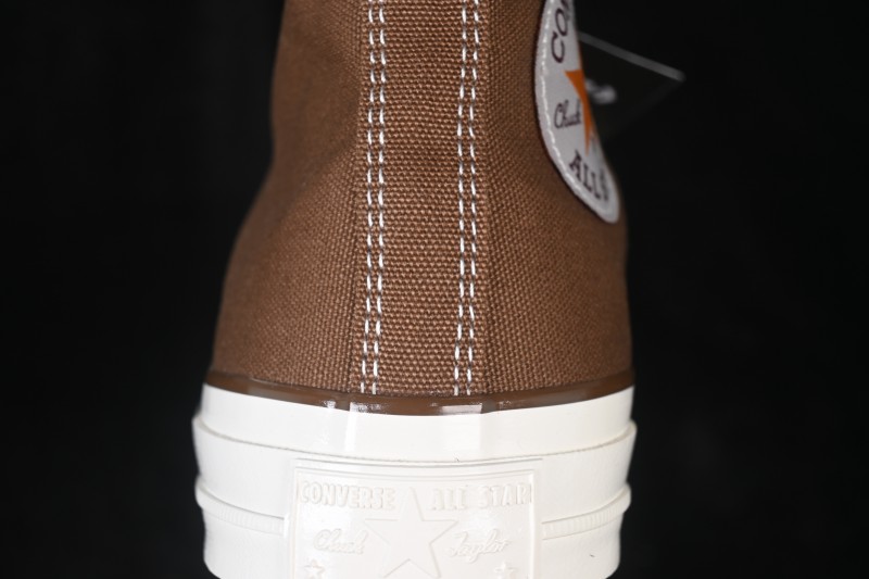 Carhartt Wip x Converse Chuck 70 High Canvas Sneakers with Classic Rubber Sole - 169220C