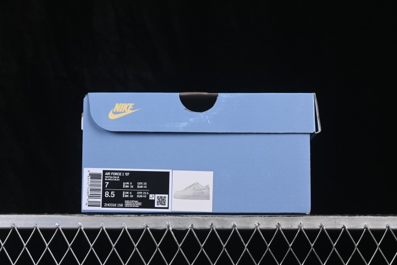 Nike Air Force 1 '07 Low Sky Cloud Casual Sneakers with Full-Length Air Cushion - ZH0316-158