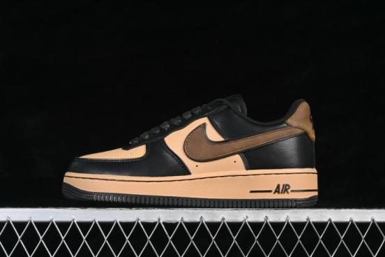 Nike Air Force 1 '07 Low Casual Sneakers with Premium Leather Upper - FB8878-200