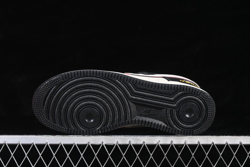 Nike Air Force 1 '07 Low Chinese New Year Edition Black Red Lucky Money Casual Skateboarding Shoes - DF0188-129