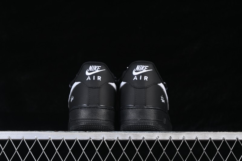 Nike Air Force 1 '07 Low Casual Skateboarding Shoes with Premium Leather Upper - FZ0627-010