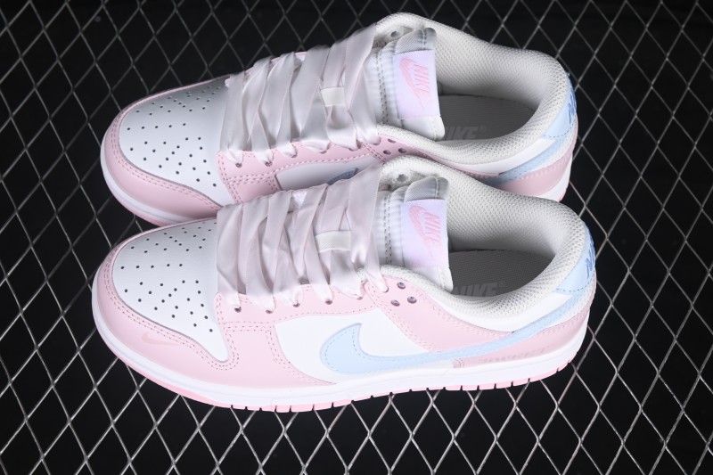 Nike SB Dunk Low White Grey Pink Low-Top Casual Skateboarding Shoes - IB3484-001