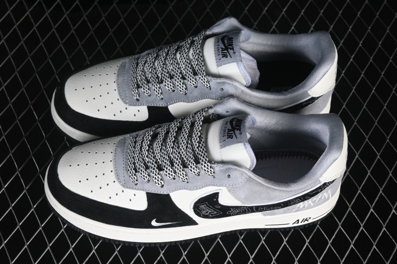 Nike Air Force 1 '07 Low Basketball Shoes with Classic Leather Upper and Air-Sole Cushioning - SS1979-013