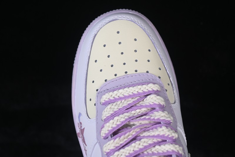 Nike Air Force 1'07 Low Pastel Candy Doodle Hand-Drawn Graffiti Casual Sneakers - FB1839-321