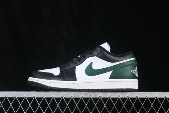 Nike Air Jordan 1 Low Retro Basketball Shoes with Classic Color Blocking - 553558-047