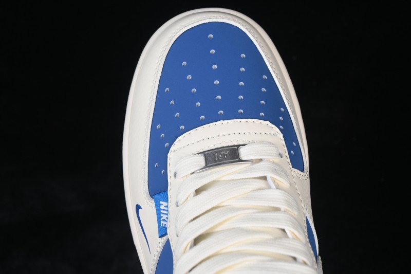 Nike Air Force 1 '07 Low Skateboarding Shoes with White and Blue Colorway - XD9314-612