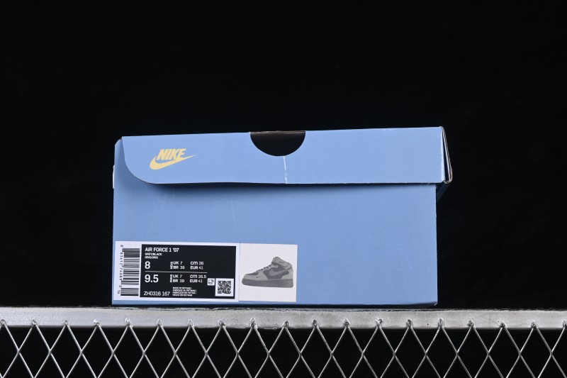 Nike Air Force 1 '07 Mid Basketball Sneakers with Full-Length Air Cushion - ZH0316-167