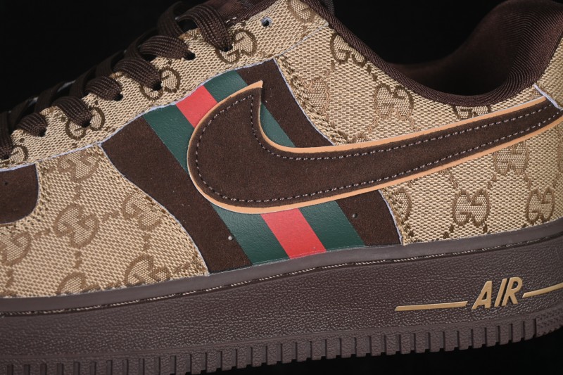 Nike Air Force 1 '07 Low Basketball Lifestyle Shoes with Full-Length Air Cushion - FV3694-117