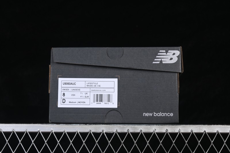 New Balance 9060 Retro Running Shoes with ABZORB Cushioning and Suede Overlays - U9060AUC