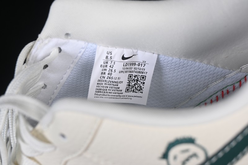 Nike Air Force 1 '07 Low Collaboration Casual Skateboarding Shoes - LD1999-017