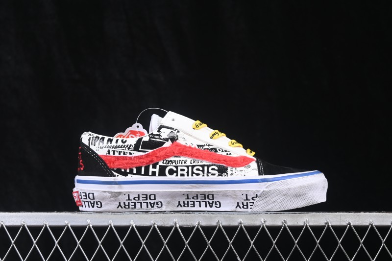 Vans Old Skool Graffiti Low-Top Casual Skateboarding Shoes - VN0A4P3XBMW