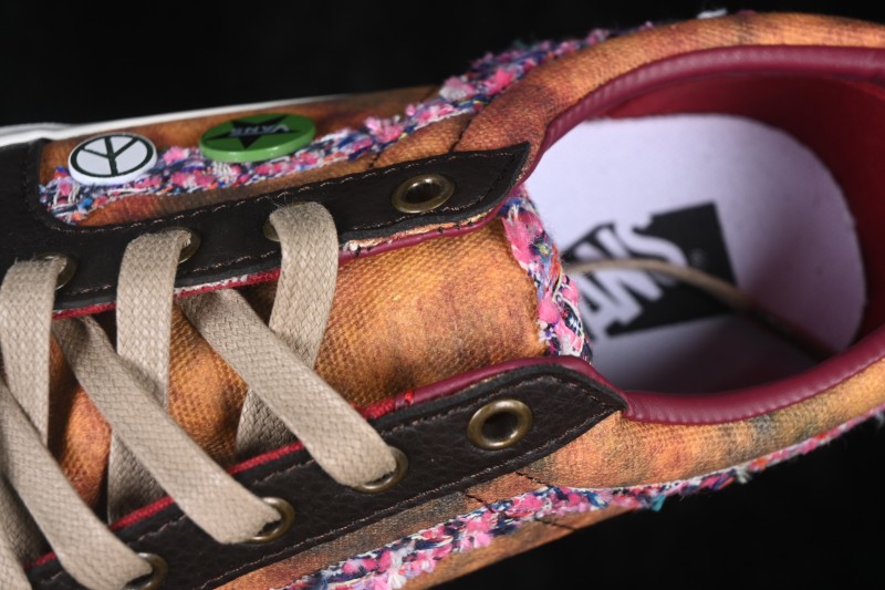 Vans Sk8-Low Badge Limited Edition Casual Skateboarding Shoes with Detachable Embroidery Patches - VN0A4UUK6BT