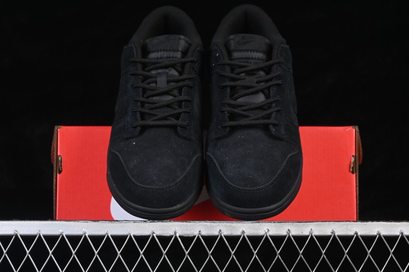 Nike SB Dunk Low Suede Black Low-Top Skateboarding Shoes - IB6651-001