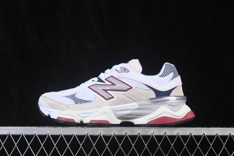 New Balance 9060 Retro Casual Running Shoes with Mesh and Suede Upper - U90603MT