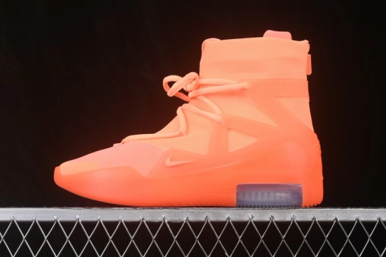 Nike Air Fear of God 1 String High-Top Basketball Sneakers with Double Zoom Air Cushioning - AR4237-800