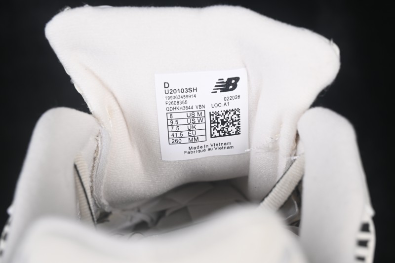 New Balance 2010 Series Retro Running Shoes with Suede and Mesh Upper - U20103SH