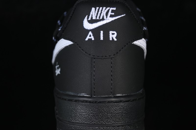 Nike Air Force 1 '07 Low Casual Skateboarding Shoes with Premium Leather Upper - FZ0627-010