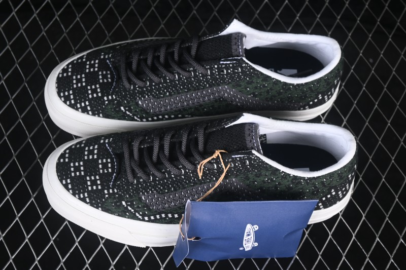 Vans Old Skool 36 Knit High-End Casual Skateboarding Shoes with Breathable Knit Upper - VN000EFKEMU