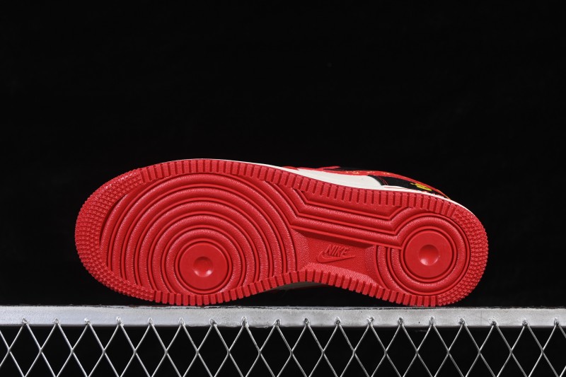 Nike Air Force 1 '07 Low Chinese New Year Limited Edition Black Red Basketball Shoes - DF0188-133