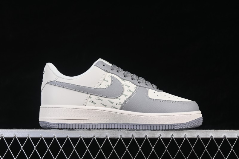 Nike Air Force 1 '07 Low Stussy Collaboration Casual Skateboarding Shoes - HH7518-082