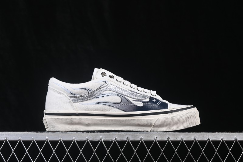 Vans Old Skool Flame Series Low-Top Casual Skateboarding Shoes - VN000D9RCCZ1