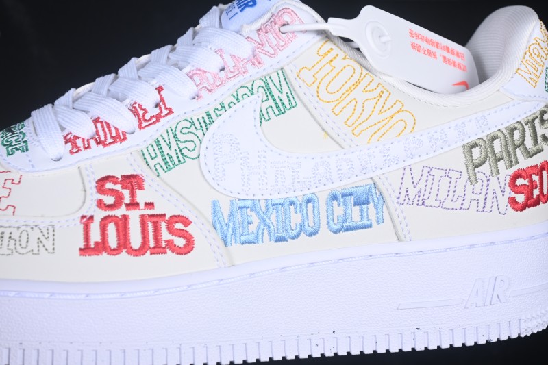 Nike Air Force 1 '07 Low Basketball Shoes with Full-Length Air Cushion - II1549-100