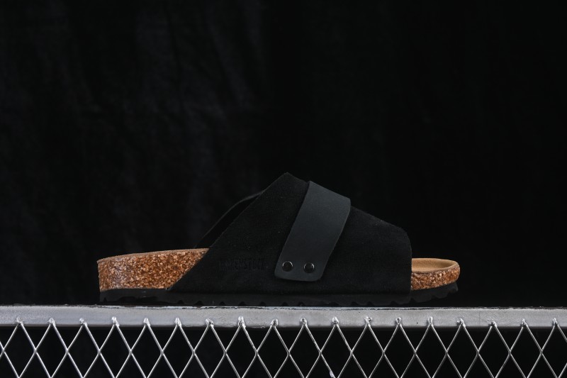 Birkenstock Sheepskin Lined Shearling Sandals with Cork-Latex Footbed - 1015573