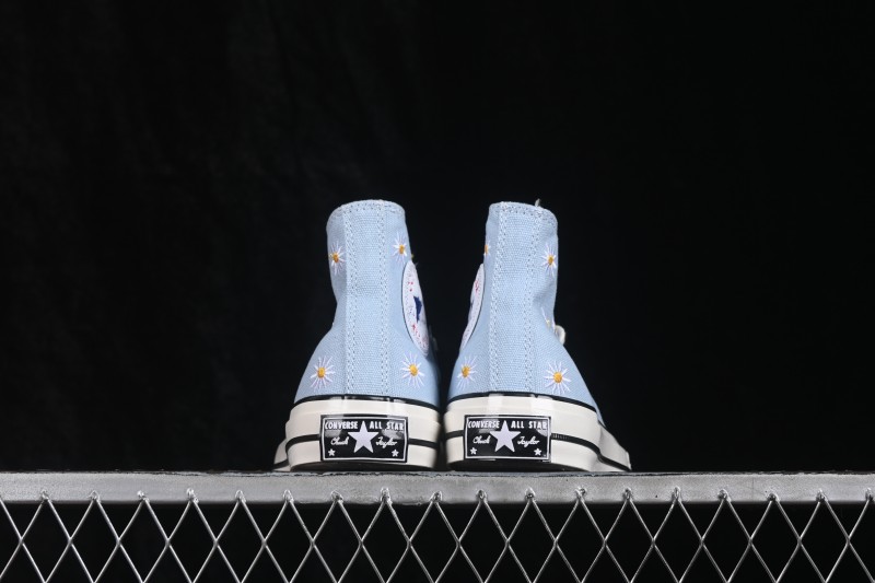 Converse 1970s High-Top Canvas Sneakers with Daisy Print - A16763C