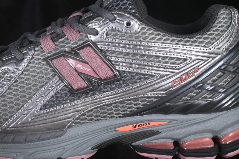 New Balance 1906 Retro Running Shoes with Lightweight Suede and Mesh Upper and T-Beam Arch Support - U190629R