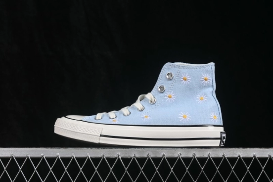 Converse 1970s High-Top Canvas Sneakers with Daisy Print - A16763C