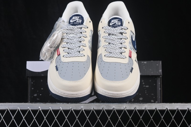 Nike Air Force 1 '07 Low Collaboration Skateboarding Shoes with Full-Length Air Cushion - LF6688-005