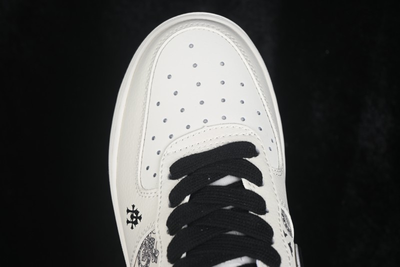 Nike Air Force 1 '07 Low Collaborative Skateboarding Shoes with Full-Length Air Cushion - FV3694-120